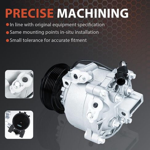 Air Conditioning Compressor AC Compressor AC Compressor AC Clutch CO 29091C Replacement for M-itsubishi Lancer O-utlander O-utlander Sport RVR AKS011H402C in Saudi Arabia
