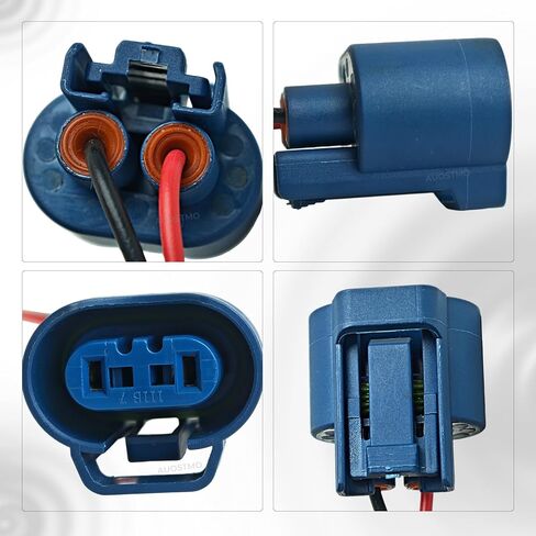 Female Adapters Wiring Harness Sockets Pigtail Plug Replacement for OE 9005 HB3 H10 9145 Compatible with Acura/Honda High/Low Beam or Fog Lights in Kuwait