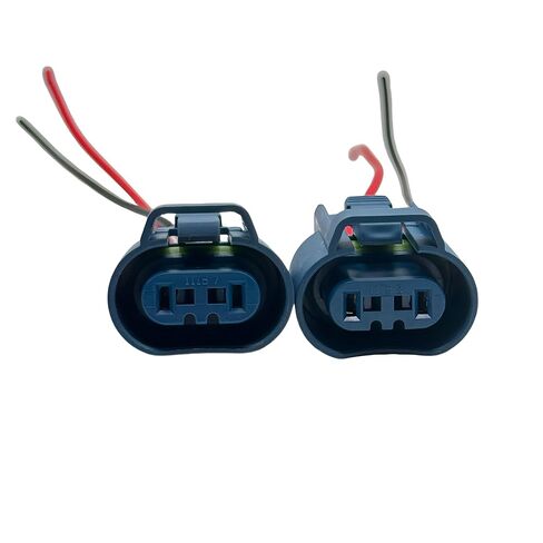 Female Adapters Wiring Harness Sockets Pigtail Plug Replacement for OE 9005 HB3 H10 9145 Compatible with Acura/Honda High/Low Beam or Fog Lights in Kuwait