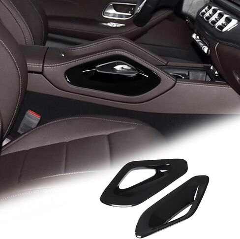 Center Control Armrest Side Trim Compatible with Mercedes Benz GLE350 W167 400d 450 GLE C167 53 63 S AMG GLS450 X167 580 Carbon Fiber Center Console Trim Cover Interior Accessories in Kuwait