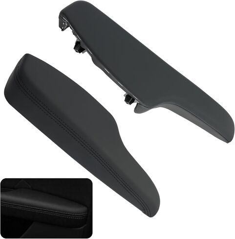 HQPASFY Door Armrest Trim Front, Compatible with 2011-2023 Dodge Charger Chrysler 300, Driver & Passenger Side Pair, Replaces# 1WK37DX9AB 1WK36YSAAB Black in Kuwait