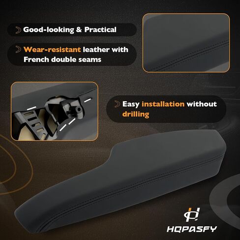 HQPASFY Door Armrest Trim Front, Compatible with 2011-2023 Dodge Charger Chrysler 300, Driver & Passenger Side Pair, Replaces# 1WK37DX9AB 1WK36YSAAB Black in Kuwait