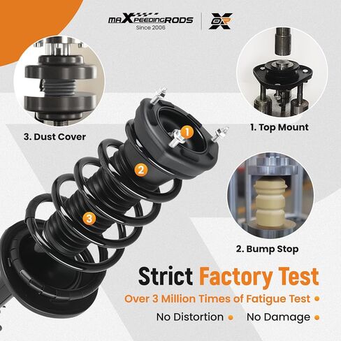 maXpeedingrods 2Pcs Rear Struts Shocks for Toyota Camry 2012-2017, 172942 172943 Shock Absorber Struts with Coil Spring Assembly in Kuwait
