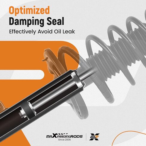 maXpeedingrods 2Pcs Rear Struts Shocks for Toyota Camry 2012-2017, 172942 172943 Shock Absorber Struts with Coil Spring Assembly in Kuwait