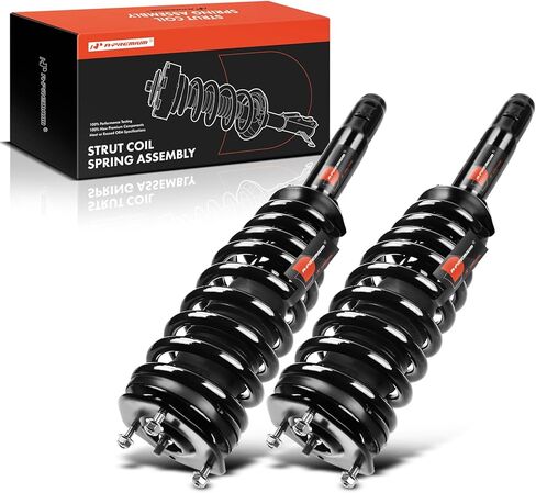 A-Premium Front Strut Assembly Compatible with Ford Fusion 2010-2012 & Lincoln MKZ 2010-2012 & Mercury Milan 2010-2011 - 2x Replacement Suspension Complete Strut Shock Absorber with Coil Spring in Kuwait