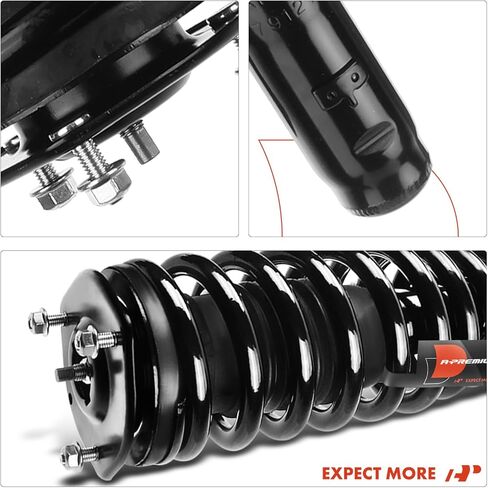 A-Premium Front Strut Assembly Compatible with Ford Fusion 2010-2012 & Lincoln MKZ 2010-2012 & Mercury Milan 2010-2011 - 2x Replacement Suspension Complete Strut Shock Absorber with Coil Spring in Kuwait