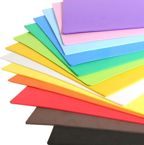 EBL Foam Sheets 9x12" 6mm 15pc Pink in Kuwait