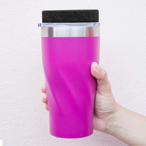 XISAOK 6 Piece Black Cup Turner Foam Flexible Tumbler Sponge Inserts for 10oz-40oz Tumbler Crafting Work with 3/4 Inch PVC Pipe in Saudi Arabia