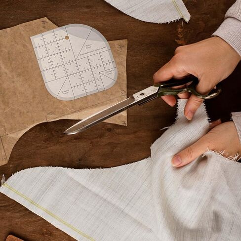 JJUNW Sewing Patchwork Template, Quilting Sewing Ruler, Acrylic Sewing-Patchwork Ruler Curved Corner Cutter-Ruler Sewing-Patchwork Template for DIY Multifunctional Tool in Kuwait