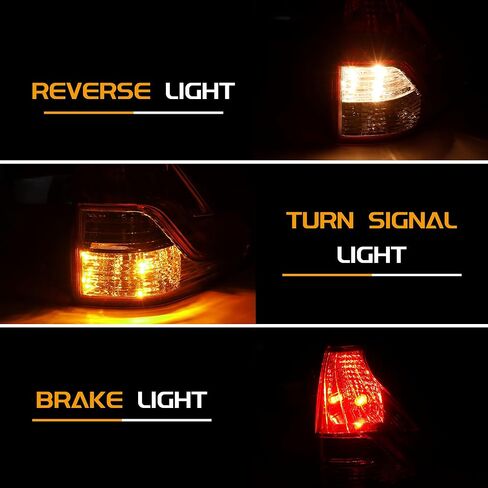Tail Light Assembly with bulbs Compatible With 2012-2014 Honda CRV - (Right Passenger Side), Replace 33500-T0A-H01 HO2801183 in Saudi Arabia