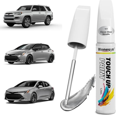 040 Super White/Ice Cap Touch Up Paint Compatible with Toyota, Car Paint Scratch Remover for Nicks & Chips Repair, Automotive Paints Exact Match RAV4/Camry/Corolla/Tacoma/Prius/Tundra/4Runner in Kuwait