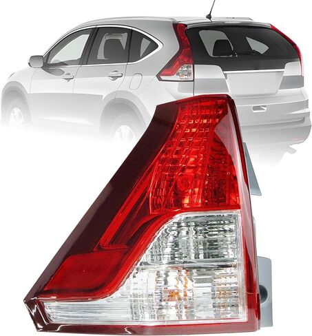 Tail Light Assembly with bulbs Compatible With 2012-2014 Honda CRV - (Right Passenger Side), Replace 33500-T0A-H01 HO2801183 in Saudi Arabia