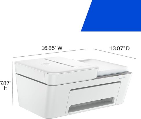 طابعة HP DeskJet 4327 اللاسلكية الكل في واحد نافثة للحبر ملونة، ماسح ضوئي، ناسخة، الأفضل للمنزل، تجربة 6 أشهر من الحبر الفوري، قادرة على الذكاء الاصطناعي (B3ZF6A) in Kuwait