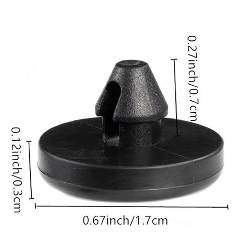 Bestac Brake Pedal Cover and Brake Light Switch Stopper Set - Fits Multiple Vehicle Models (4, Black) in Saudi Arabia