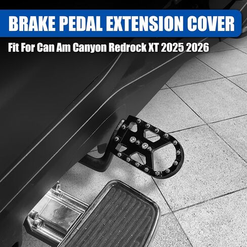 Brake Pedal for Can-am Canyon Larger Brake Foot Rest Extended Footboards Fit for Can Am Canyon Redrock XT 2025 2026 All Models Accessories in Saudi Arabia