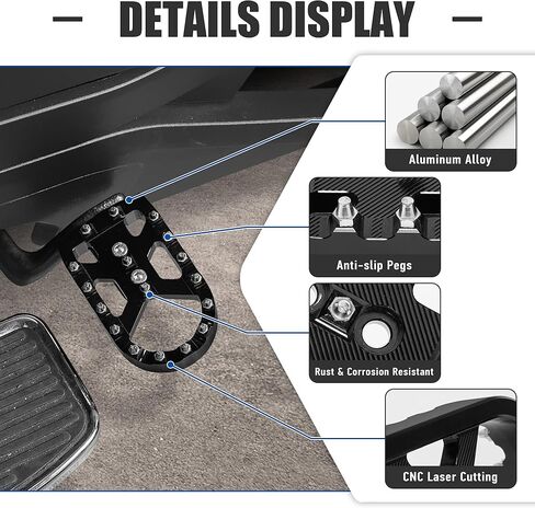 Brake Pedal for Can-am Canyon Larger Brake Foot Rest Extended Footboards Fit for Can Am Canyon Redrock XT 2025 2026 All Models Accessories in Saudi Arabia