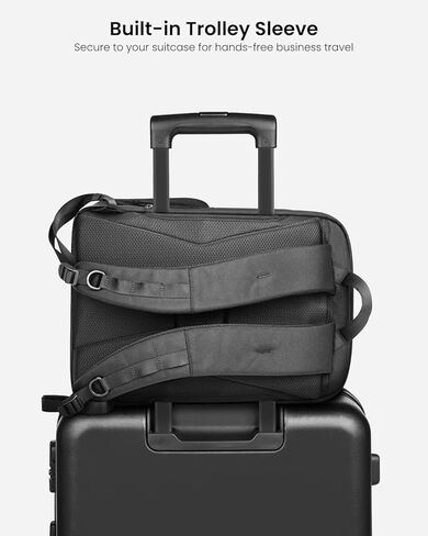NEXUS 23L Ergonomic Laptop Backpack for Men Women, Fits 16" MacBook, TSA Friendly Anti-Theft Water Resistant, Professional Business Office Bag for Daily Commute and Short Trip in Saudi Arabia