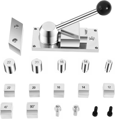 TSUHIHN Ring Bending Tool Kit Professional Bender with 5 Dies Spoon Ring Making Machine Fits 2 Angle Square Posts Superior Rings Shaper Press Machine Metal Wire Bending Jig Set for DIY Jewelry Making in Saudi Arabia