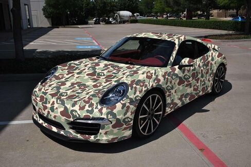 60"x60" (5FTx5FT) Camouflage Ape Green Pattern Matte Vinyl Wrap Auto Car Sticker Decal Film Sheet Bubble Free Air Release Technology with Tool Kit in Kuwait