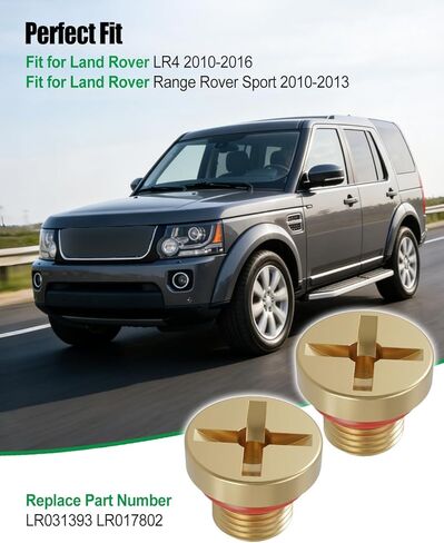 2Pcs Radiator Coolant Hose Bleed Screw Brass Fit for Land Rover LR4 2010-2016 Land Rover Range Rover Sport 2010-2013,Coolant Bleeder Screw Replace LR031393 LR017802 in Saudi Arabia