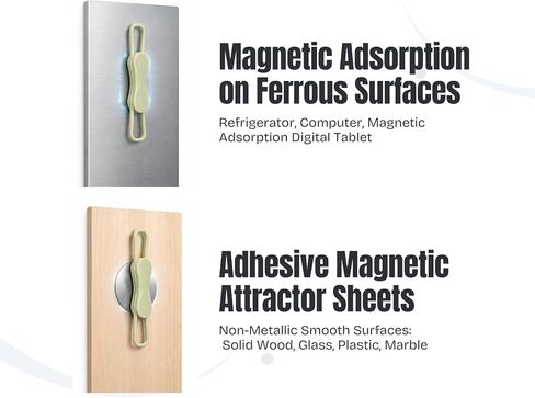DS. DISTINCTIVE STYLE 12 Pack Magnetic Pen Holder for Fridge Silicone Pen Magnet Clips Magnetic Pen for Refrigerator Pencil Magnet for Whiteboard Locker in Kuwait