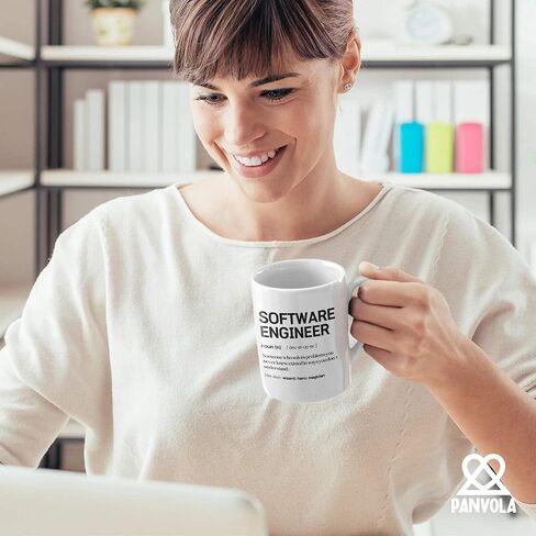 Software Engineer Definition Mug Engineering Gifts Graduation Birthday Promotion Coworker New Engineers Ceramic Mug 11 oz White 11 oz in Kuwait