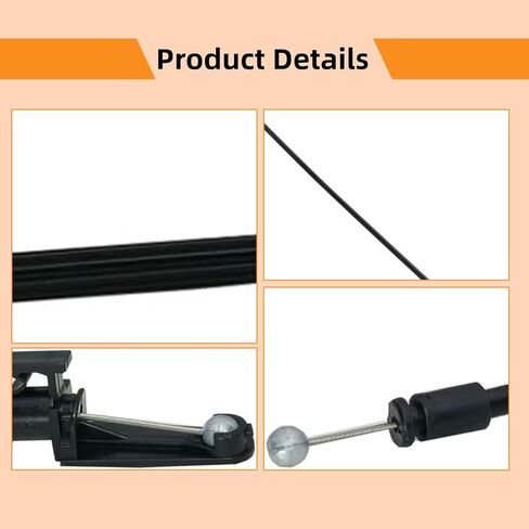 5N0823531 5N0823531A كابل تحرير مزلاج غطاء المحرك متوافق مع Volkswagen Tiguan 2008-2018 in Kuwait