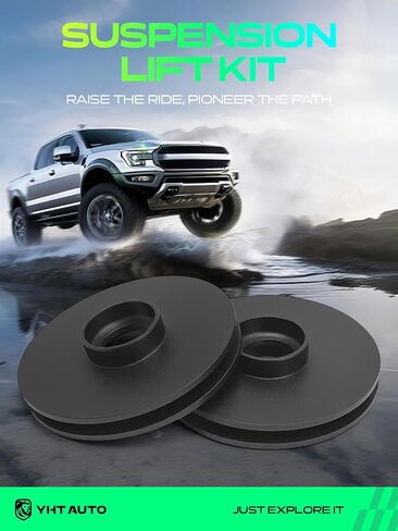 طقم رفع التسوية الخلفية YHTAUTO مقاس 1 بوصة متوافق مع Ram 2500/ProMaster 2500 2014-2022 | فواصل زنبركية فولاذية ترفع الجزء الخلفي بمقدار بوصة واحدة | طقم تسوية التعليق عدد 2 مع الأجهزة in Kuwait