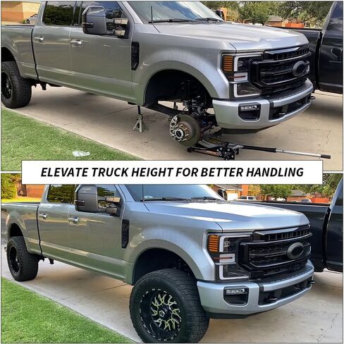 طقم رفع التسوية الأمامية 1.5 بوصة لسيارة Ford F-350 F-250 Super Duty XLT XL FX4 2005-2020 M14x2.0 in Kuwait