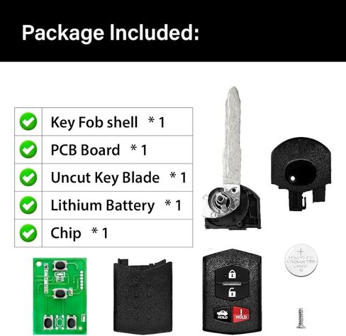 استبدال لـ 2004 2005 2006 2007 2008 2009 2010 2011 Mazda 3 6 Hatchback Sedan Wagon Miata MX-5 RX-8 Key Fob Remote Control KPU41788 4 أزرار 315 ميجاهرتز in Kuwait