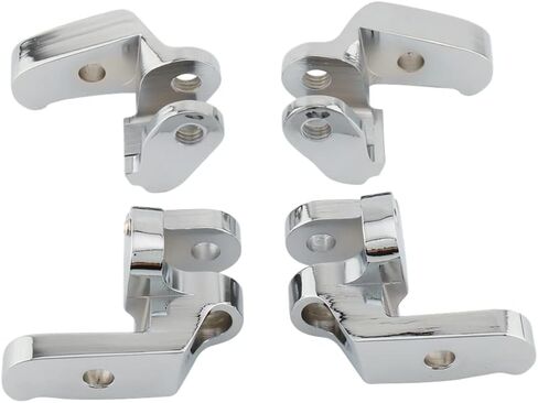 SIKUAI Motorcycle Driver Floorboard Extenders Relocation Bracket, Chrome Front Driver Floorboard For 97-'16 Electra Glides, For Road Glides, For Road Kings, Street Glides in Saudi Arabia