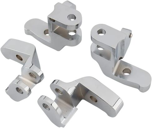 SIKUAI Motorcycle Driver Floorboard Extenders Relocation Bracket, Chrome Front Driver Floorboard For 97-'16 Electra Glides, For Road Glides, For Road Kings, Street Glides in Saudi Arabia
