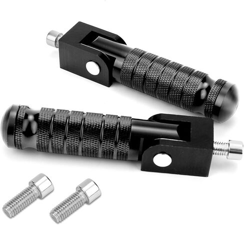 2pcs Motorcycle Foot Pegs, 90 Degree Foldable Motorcycle Pedals Anti-Slip Universal Footrests Dirt Bike Pegs Replacement Accessories for Ebike Kart Scooter Road in Kuwait