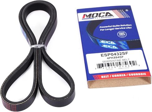 MOCA 2X Serpentine Belt Kit fits For Ford 2007-2011 Edge 3.5L, 2011 Explorer 3.5L, 2010-2012 Fusion 3.5L, For Lincoln 2007-2012 MKZ 3.5L, For Mazda 2010-2013 6 3.7L, 2007-2015 CX-9 3.7L in Kuwait