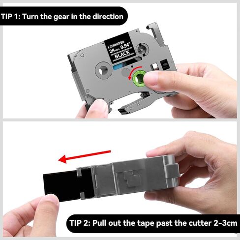 Label KINGDOM TZe-355 24mm Black Label Tape Replacement for Brother TZe355 1 Inch White on Black TZe 0.94 Compatible with Brother P Touch 24mm Tape for PTD600 PTP710BT PTP700 PT2730, 3-Pack in Saudi Arabia