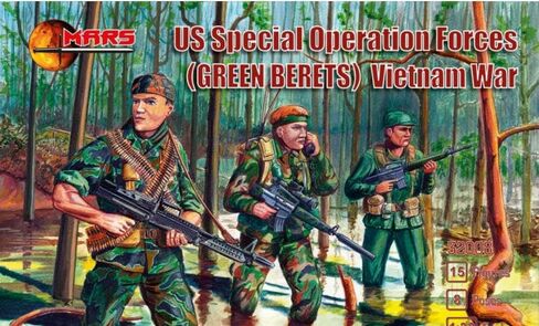 Mars Figures US Special Operation Forces (Green Berets) Vietnam War 1/32 Scale Plastic Model Kit in Saudi Arabia