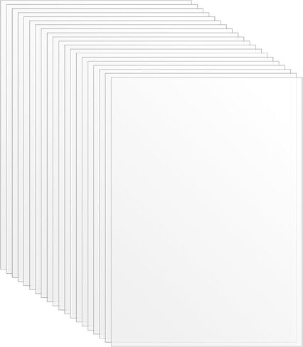 20 Pcs Acetate Sheets, A5 Heat Resistant Clear Acetate Sheets for Crafts, Clear Shrink Papers Transparent Plastic Sheet for DIY Crafts, Scrapbook, Baking, Easy to Cut in Kuwait