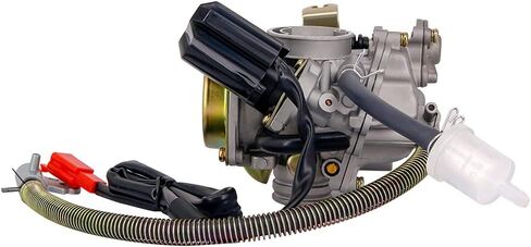 GY6 50cc 49cc Carburetor for 4 Stroke Taotao Kymco Moped Scooter ATV Go Karts Quads 139QMB 139QMA PD18J Engines with Racing Ignition Coil Magneto Flywheel Puller in Saudi Arabia