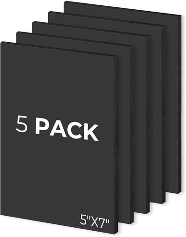 Mat Board Center Pack of 5, 24X36 Foam Boards Acid Free White Foam Core Boards for Mounting, Crafts, Display, Presentation and Projects, 1/8" Thick in Kuwait