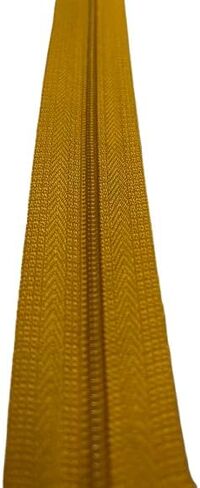 Nylon Invisible Zippers for Sewing, Multi-Color, #3 Size, 7-18 Inch Length, Crafting and Tailoring Projects (Golden Yellow, 9 Inch) in Kuwait