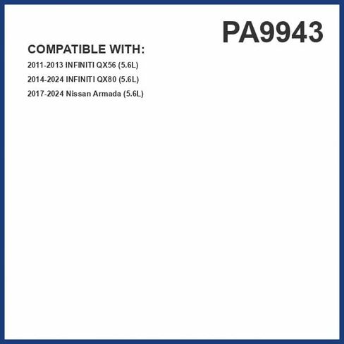 PG Engine Air Filter PA9943 | Fits 2022-17 Nissan Armada, 2023-14 INFINITI QX80, 2013-11 QX56 in Saudi Arabia