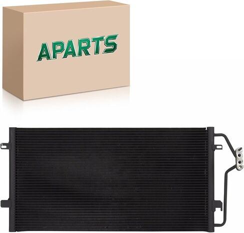 Aparts Air Conditioning A/C Condenser Compatible with Cadillac DeVille 4.6L 2000-2005,Pontiac Bonneville 4.6L 2004-2005 Replaces 52482183 89019239 in Saudi Arabia