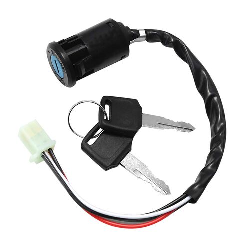 Saihisday 4 Wires Chinese ATV Ignition Switch Key for 50cc 70cc 90cc 110cc 150cc 200cc 250cc ATV 125cc Quad 4 Wheeler Scooter Parts Tao Tao Coolster Baja Hawk Sunl Apollo Dirt Bike Scooter Parts in Kuwait