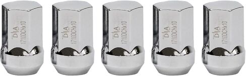 Detroit Axle - 9/16"-18 Wheel Lug Nuts for 2007-2009 Chrysler Aspen 2006-2009 Dodge Durango Chrome Acorn Wheel Lug Nuts 2008 Replacement - 20pc Set in Kuwait