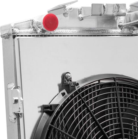 3 Row Aluminum Radiator Shroud+Fan For 1930 Chevrolet Cars Chevy V8 Conversion Radiators 30 in Saudi Arabia