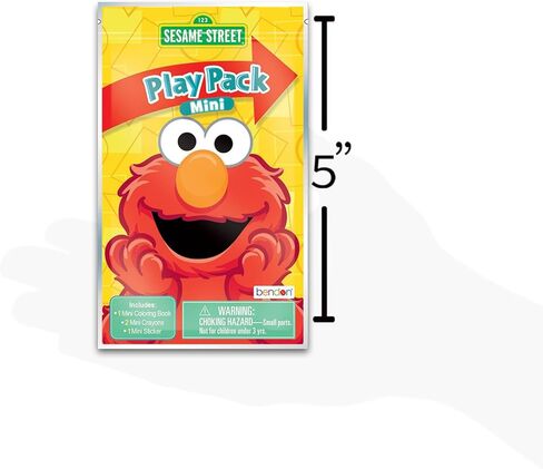 مجموعة هدايا الحفلات الصغيرة إلمو المكونة من 8 قطع من Sesame Street - حزمة تحتوي على 8 عبوات لعب مع كتب تلوين صغيرة وملصقات وحقائب هدايا إلمو لتزيين لوازم حفلات أعياد الميلاد in Kuwait