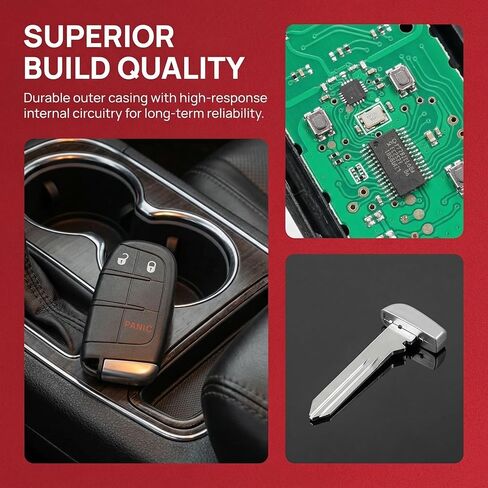 Key Fob Replacement for 2011-2020 Dodge Journey Charger Chrysler 300 2015-2018 Dodge Challenger 2014-2016 Dodge Dart Keyless Entry Remote M3N-40821302 2Pcs in Saudi Arabia