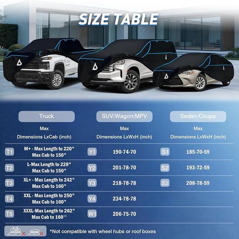 Hail Protector Car Cover for Sedan(Length:179-185inch) + Gift Windshield Sunshade, Multi-Layered EVA Hail Proof Car Cover, Padded Car Hail Protector Blanket for Corolla/Prius, Civic, Jetta, Forte etc. in Saudi Arabia