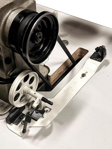 Industrial Sewing Machine Bobbin Winder with 3 Inch Wheel, White, Heavy-Duty, Fits Juki Consew Singer, for Single Needle and Walking Foot Machines in Saudi Arabia
