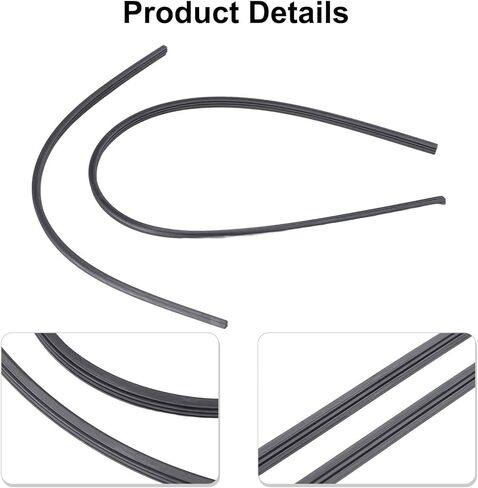 2Pcs Windshield Wiper Blade Inserts for Toyota Corolla 2014-2019, Rubber Refills Replacement Part 85214-0R040 85214-02340, Black(Wiper arm assembly) in Saudi Arabia